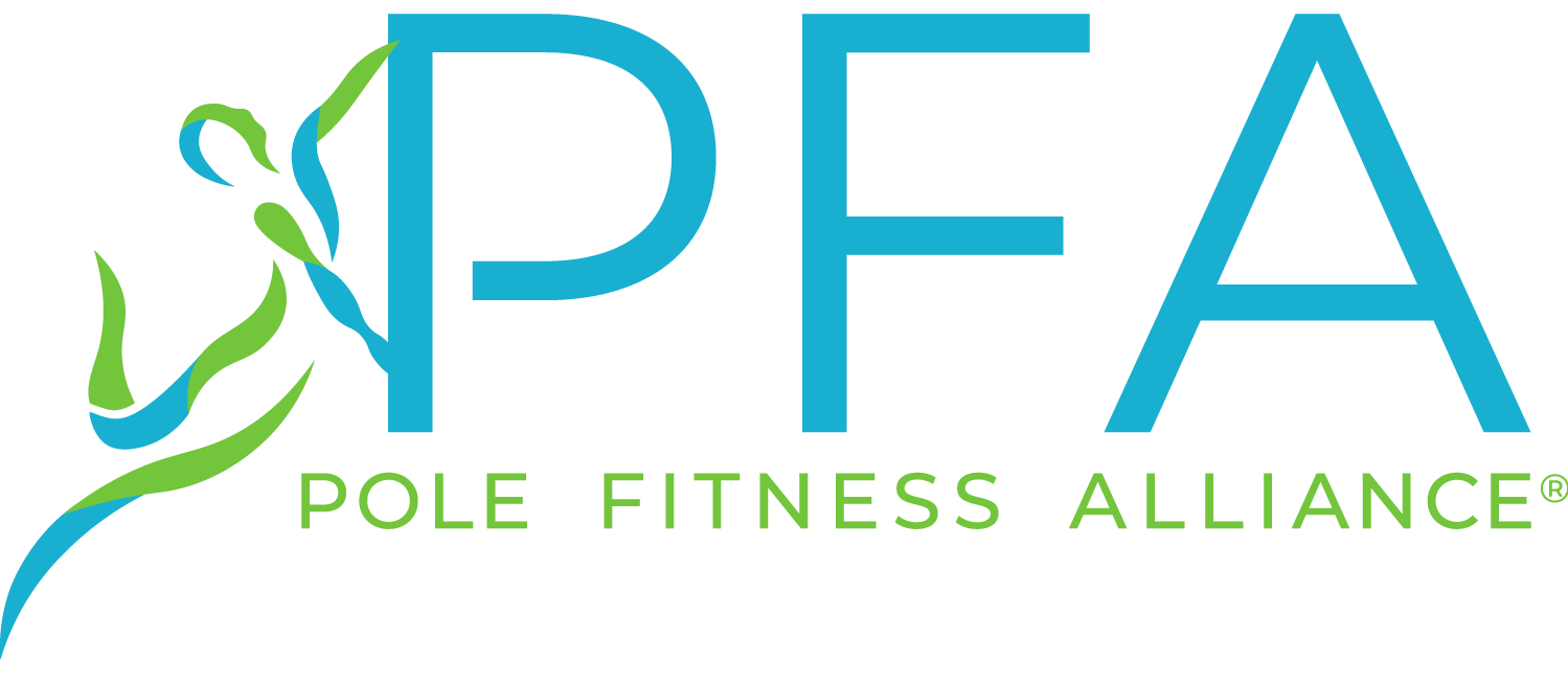PFA (Pole Fitness Alliance) logo.