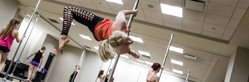 Students In A Pole Dance Workshop.