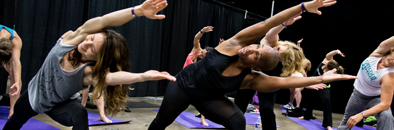 Pole Dance Students Stretching.