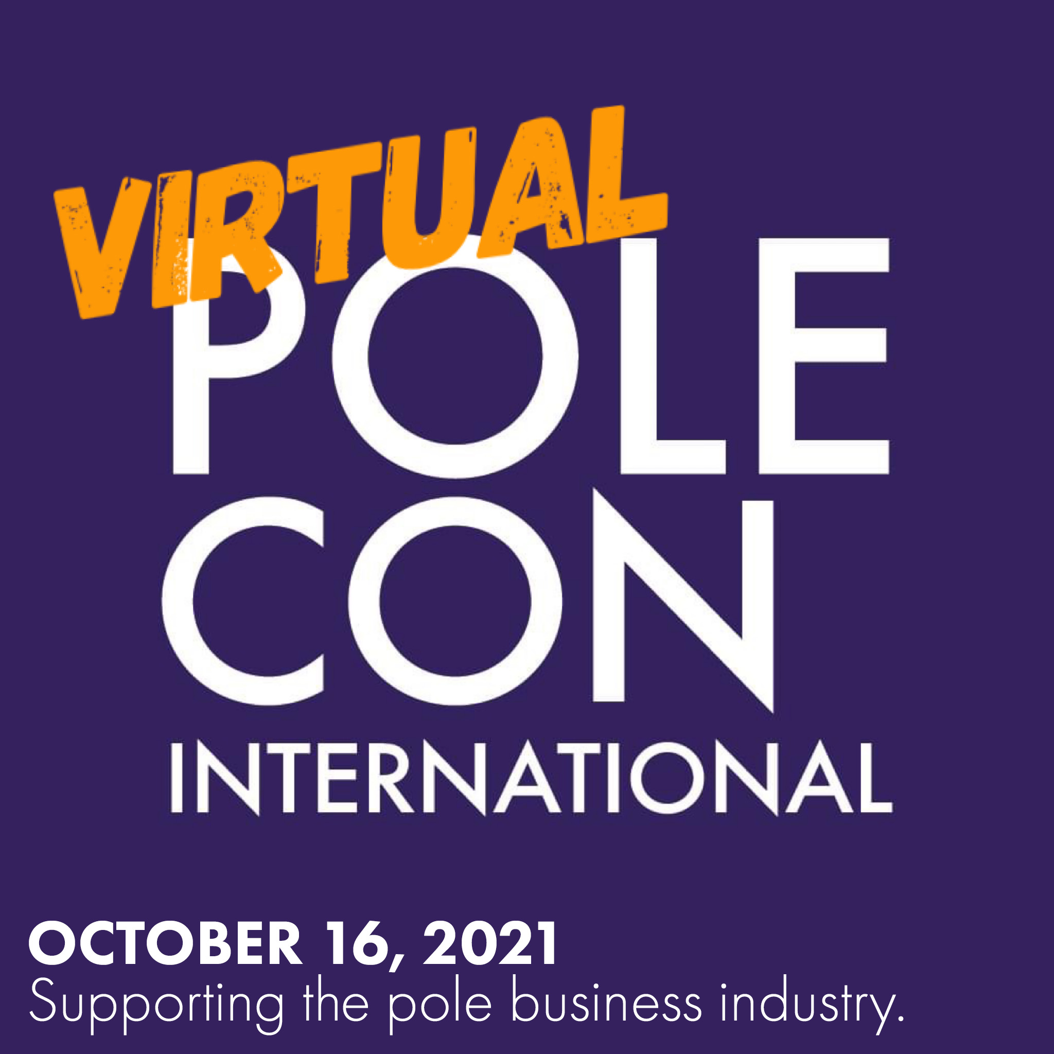 Virtual PoleCon logo, October 2021