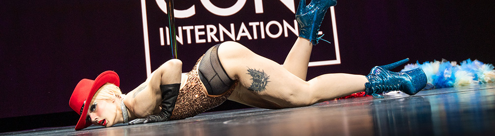 Dani Da Lites performs at PoleCon 2025