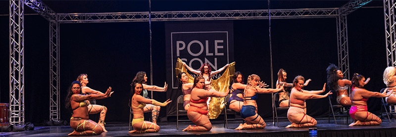 PoleFIT Revolution Performance Team performs at PoleCon 2023