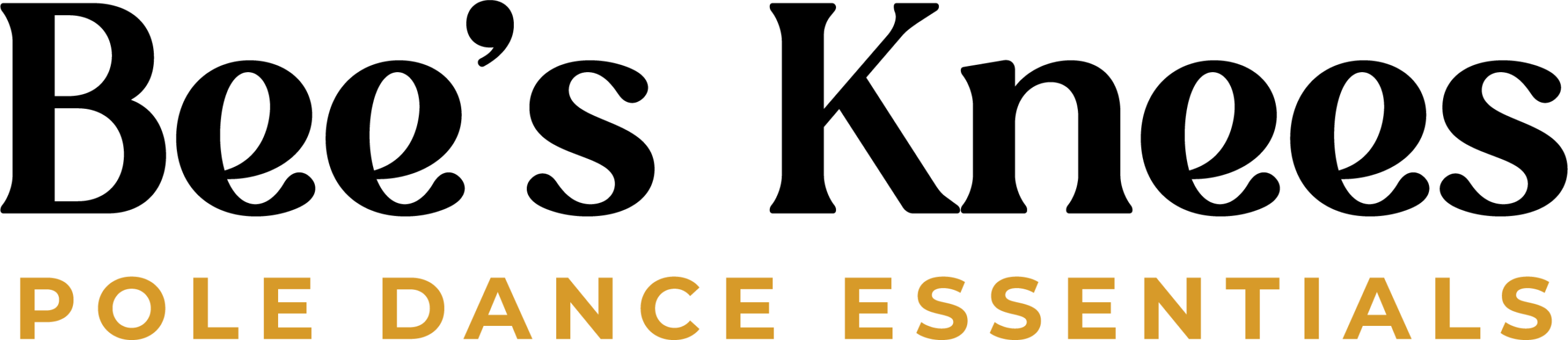 Wordmark - Full Color Bee's Knees Logo with words Pole Dance Essentials